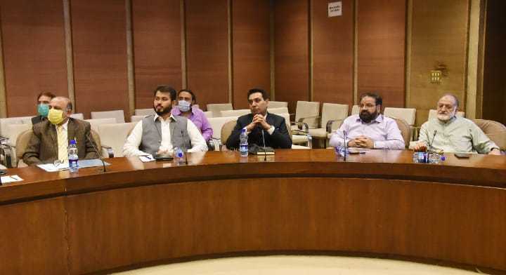 THSI Attended Kashmir Committee Meeting At Parliament House with senior politician Shehriyar Afridi